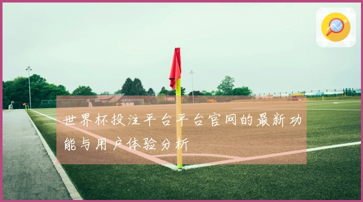 世界杯投注平台平台官网的最新功能与用户体验分析