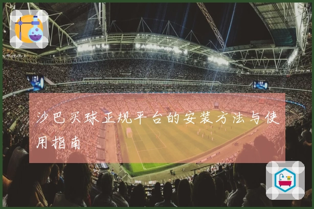 沙巴买球正规平台的安装方法与使用指南